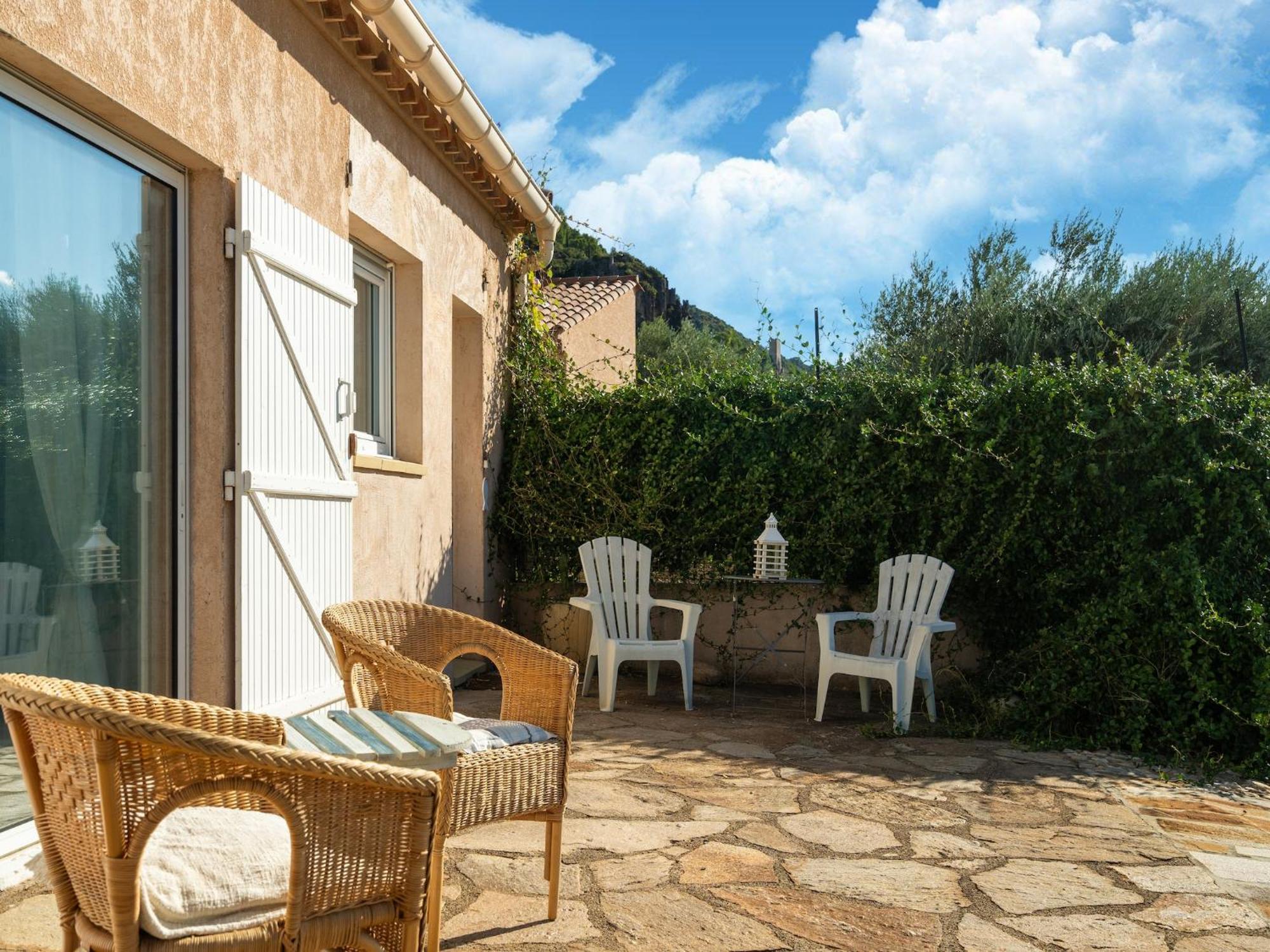 Вилла House In The South Of France With Private Pool Roquebrun Экстерьер фото